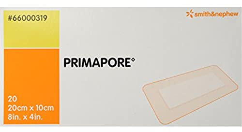 5466000319BX - PRIMAPORE Adhesive Non-Woven Wound Dressing, 8 x 4