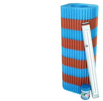 Wartungspaket Oase Filtoclear 30000: Schwamm, Filterstarter, Leuchtmittel | Bestehend aus: Schwamm-Set, Oase Filterstarter, 55 Watt UVC Leuchtmittel Komplettset Filterschwamm Teichpflege Ersatzschwämme