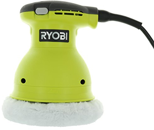 Ryobi RB61G 6 Inch Corded 120 Volt AC, .5 Amp 4,800 OPM Swirl-Free Orbital Buffer