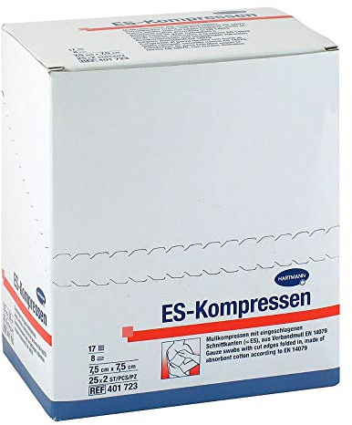 ES-Kompressen Steril 7,5x7,5 cm 8fach