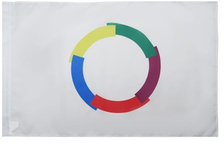 AZ FLAG Bandiera Francofonia 150x90 cm Poliestere 100D Asola | Uso interno ed esterno bandiera decorativa della lingua francese doppie cuciture e bordi rinforzati con guaina per asta
