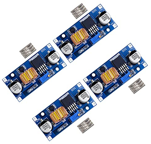 D-Planet [4-Pack] 5A DC-DC Adjustable Buck Converter 4~38v to 1.25-36v Step Down Power Supply High Efficiency Voltage Regulator Module