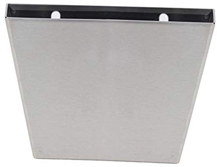 Perfeclan ​Edelstahl Flaschenverschluss-Fänger mit Flaschenöffner – Wandmontage-Box für Kronkorken– Praktischer Bar-Zubehör & Deko – Inkl. 2 Schrauben – Silber，140x65x95mm