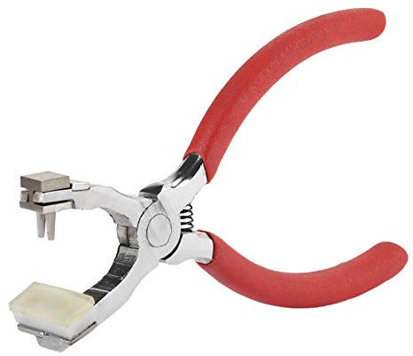 Drehbare Stanzzange Kit Leder Locher Werkzeug, Handpresse Werkzeug Maker Werkzeug mit 2/4 Zähnen, für Gürtel, Handwerk, Karten, Gummi usw
