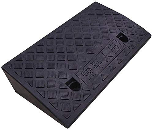 AMSXNOO Rampe de Chargement, Rampes Plastique de Bordure Antidérapantes Portable Rampes de Seuil Légère pour Voiture Scooter Caravane Fauteuil Roulant Accès Handicapé Trottoir Vélo Moto