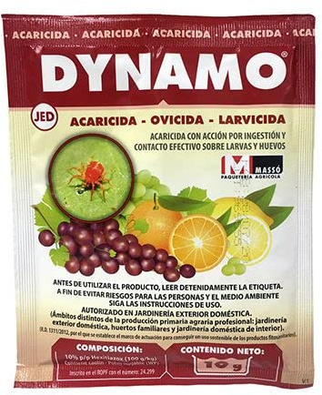 ACARICIDA OVICIDA LARVICIDA DYNAMO JED, Insectos 10gr - MASSO