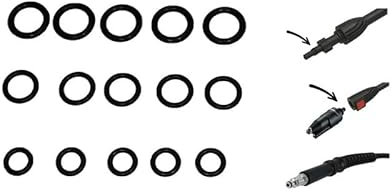 Per Bosch AQT idropulitrice O-ring set tubo/lancia/strumento QTY=15 Oring 002775 Automation247