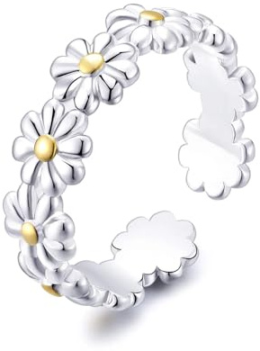 Philip Jones Adjustable Daisy Eternity Ring