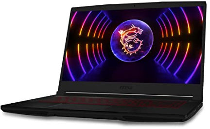 MSI Thin GF63 12VF-291IT, Notebook Gaming, 15.6 FHD 144Hz, Intel i7-12650H, Nvidia RTX 4060 8GB GDDR6, RAM 16GB DDR4 3200MHz, 512B SSDPCIe 4, WiFi 6, Win 11 Home, Layout e Garanzia ITA, Nero