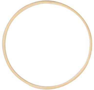 3 Stück 40 cm Holz Bambus Floral Hoops Kranz Ringe für DIY Hochzeit Kranz Dekor, Traumfänger und Wandbehang Handwerk