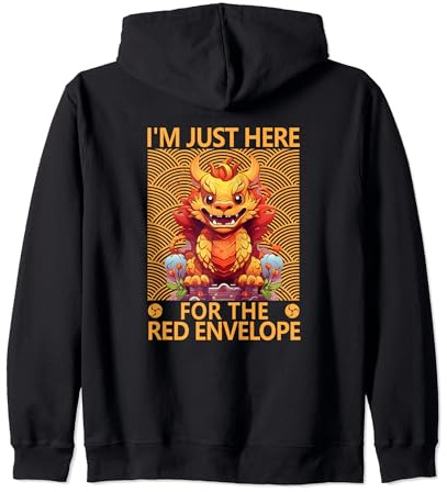 Joyeux Nouvel An chinois 2024, Année du Dragon Matching Sweat à Capuche