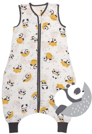 schlummersack Baby Kinder Schlafsack Sommer | mit Füßen, dünn, Sommerschlafsack, 0.5 Tog