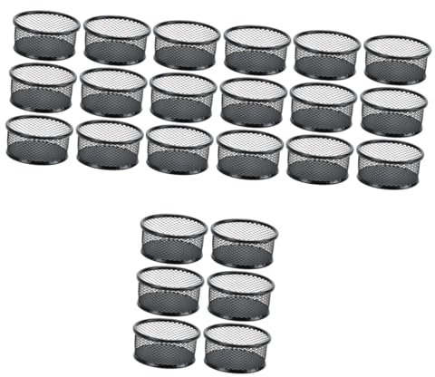 COHEALI 24 Stück Büroklammernhalter Büroklammern Schreibtisch-Organizer Schreibtisch-Büroklammernhalter Schreibtisch-Organizer Regal Bürobedarf Schreibtischnetz