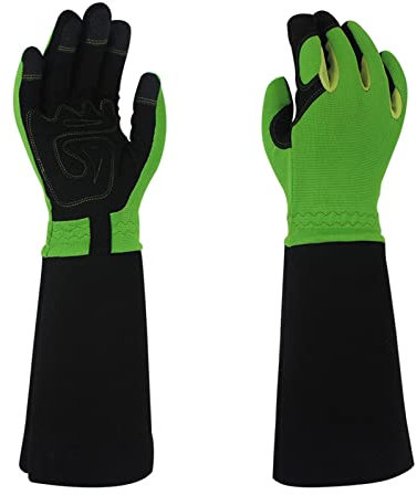 Schnittfeste Handschuhe Lange Rosenschnitt-Gartenhandschuhe Pannensicherer Arbeitshofhandschuh Händeschutz Wasserdichter Gartenhandschuh for Trimmen Langlebig für Kochmesser, Metzger, Fleischschneiden