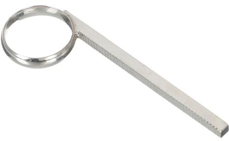 B-Dur Trompeten Fingerring aus Metall, Silber, Kleines Zubehör | Musikinstrumentenbedarf für Trompete, Rostfrei und Leicht, Robust gegen Bruch und Verformung