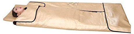 Couverture Sauna Infrarouge lointain multifonctionnelle, Couverture Amincissante portative Sauna Vapeur Sueur Bianstone pour la Machine thérapie détox Perte Poids Mise e