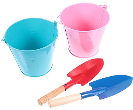 4 Piezas Cubo De Lata De Jardinería Equipo De Juegos Al Aire para Bolsa De Playa para Juego Acuático Foso De Arena Juguetes Manualidades para Planchar