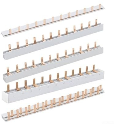 Pettine ad alta capacità di corrente, 12 moduli splitter a 63 A 230 V, per varie applicazioni elettriche (E)