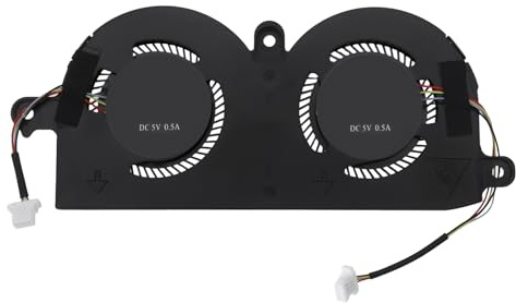 be in your mind Ventilateur de Processeur 4 Broches pour Ordinateur Portable Compatible avec Dell Séries XPS 13 9370 9380 0980WH 980WH