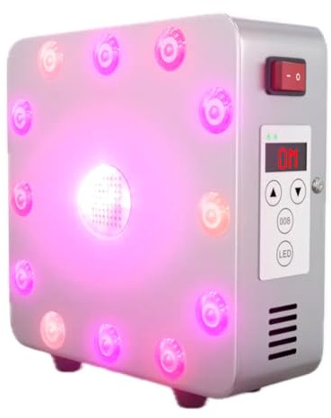 EMR-TEK Firewave | Red Light Therapy for Face & Body, Blend of Red (630nm 670nm) & Near-Infrared (830nm) Light | Portable LED Lamp for At-Home Skincare Wellness, Supports Recovery & Full-Body Sessions