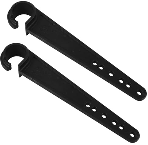 Rollstuhlsteuerungshebel 25,4mm 2 Stück aus Verstärktem Polyamid | Schwarz, für 25,4mm Controller, Leicht zu Greifen, Komfortabel und Einfach zu Montieren