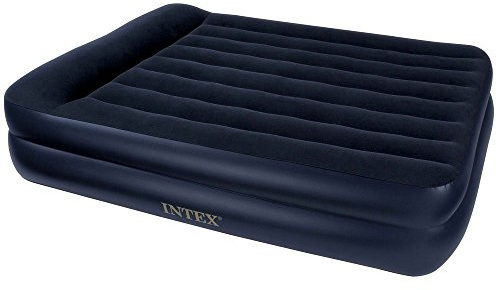 Intex Luftbett mit Kopfkissen und elektrischer Pumpe 152 x 203 x 47 cm