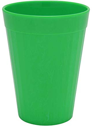 Harfield Emerald Green 200ml Cups Children's Tumblers (Pack of 6) Reusable Virtually Unbreakable Polycarbonate