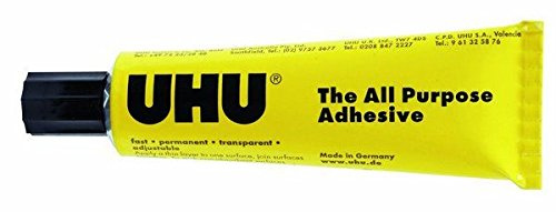 UHU All Purpose Super Adhesive Glue Tubes Crystal Clear Substance 5x 60ml
