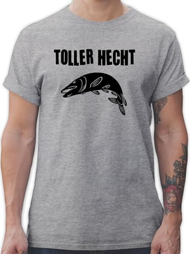 Shirtracer - T-Shirt Herren - Angler Geschenke & Angeln Zubehör - Toller Hecht