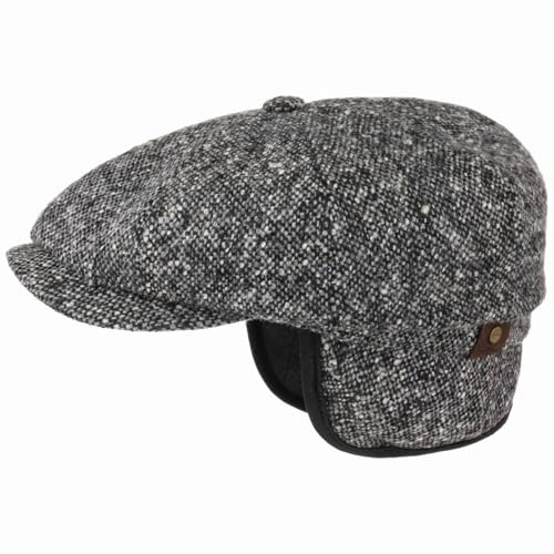 Stetson Hatteras Donegal Earflaps Cap Mütze Herren Tweed-Wollcap Herbst Winter