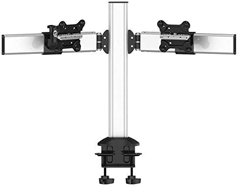 Cotytech Dual Monitor Desk Mount for Apple w/ 2-in-1 Base & Low Profile