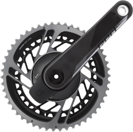 Sram Red D1 Quarq Road Powermeter Dub: Black 175mm - 50-37T
