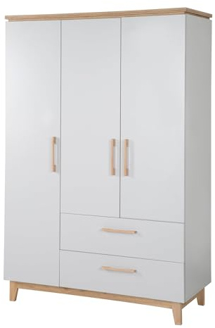 roba Kleiderschrank 'Caro', 3 Türen, 2 Schubladen, mit Soft Close-Technik, Drehtürenschrank, Möbel