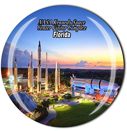 NASA Kennedy Space Center Besucherkomplex Merritt Island Florida USA Kühlschrankmagnet Souvenir Geschenk