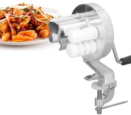 Macchina per Maccheroni, Pressa per Pasta a Mano, Macchina per La Pasta in Acciaio Inossidabile, Macchina per La Pasta a Mano Portatile per Cucina Ristorante