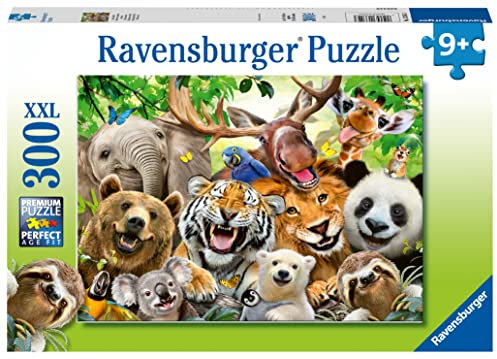 Ravensburger Exotic Animals Selfie 300 Piece Jigsaw Puzzle for Adults and Children Age 9 Years +