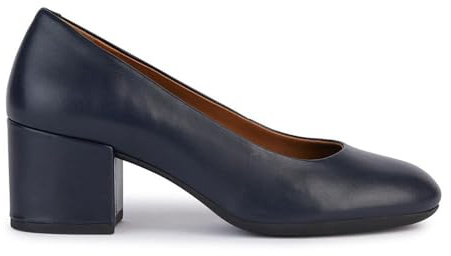 Geox Chaussures D Faviola C pour Femme, Bleu Marine, 37 EU