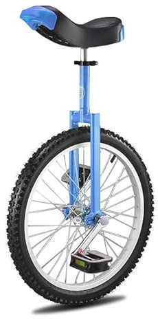 McbeAn Einräder, 16-24-Zoll-Rad-Einrad, Verstellbarer Sitz, Belastung 150 Kg/330 Pfund, Balance-Übungsspaß-Fahrrad, Fitness-Scooter-Zirkus, Ergonomisches Sattel-Straßenradfahren