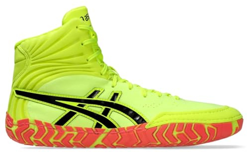 ASICS Aggressor 5 Herren-Ringerschuhe, Safety Yellow/Black, 48 EU