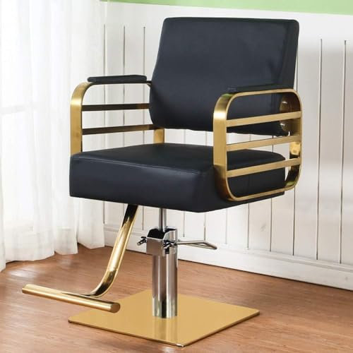 XIAGJAO Frisierstühle, Salon-Drehstuhl, Beauty-Friseurhocker, moderner Styling-Hocker, professioneller hydraulischer Hebestuhl