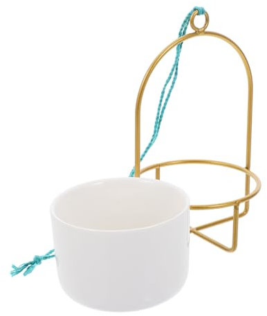 Gogogmee Wand-blumentopf Kreativ Hängender Blumentopf Für Zuhause Eisengestell Wanddekoration Für Kleine Sukkulenten Luftpflanzen Mini-kakteen