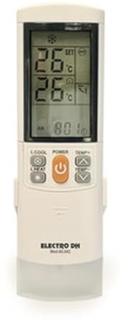 Telecomando universale per aria condizionata, con supporto. Controlla la temperatura e ottimizza il clima in casa in modo semplice e veloce. Compatibile con più marche e modelli!