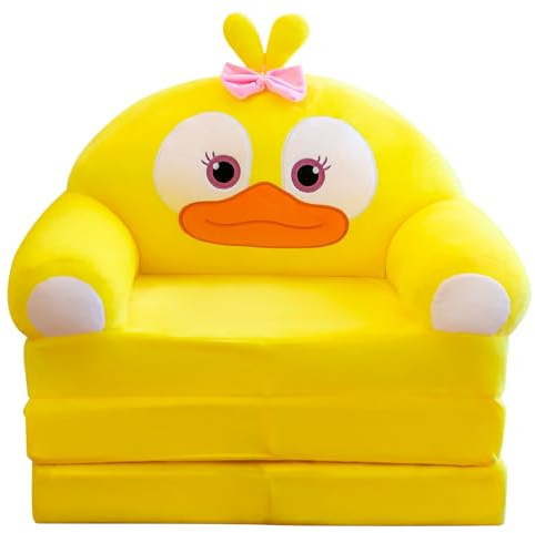Masyrt Kindersofabezug für Mädchen und, 2 in 1 weicher, ausklappbarer Sofabezug, Kinderstühle zum Umwandeln von Sofa in Liege für Spielzimmer, Schlafzimmermöbel