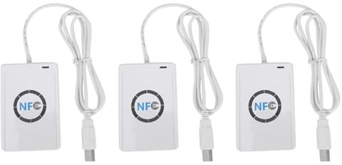 Ohewiiuk 3X Lector de Tarjetas USB NFC Y Escritor ACR122U-A9 China Lector de Tarjetas RFID Sin Contacto Lector Inalámbrico NFC de