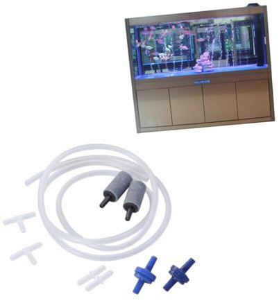Alipis 1m Aquarium Luftschlauch Standard Airline-Schlauch Stücken Geraden Gelenken Luftsteinen Stoppern Flexibler Transparenter Schlauch Für Luftpumpen-zubehör