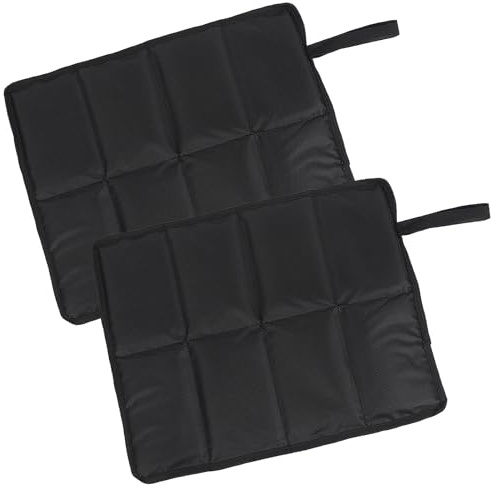 deegbbyi 2pcs Sitzkissen Outdoor Faltbare Sitzunterlage Tragbar Wasserdicht | Isoliertes Sitzkissen, Schutz vor Kälte Nässe Schmutz Mit Elastischem Seil, für Picknick Freien Wander Camping