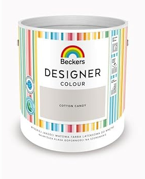 TRANS - PAL Wall Paint 2.5L| Interior Colours | Washable, Matt Finish, Easy to Apply | Durable & Eco-Friendly Emulsion for Walls & Ceilings (COTTON CANDY, 2.5L)
