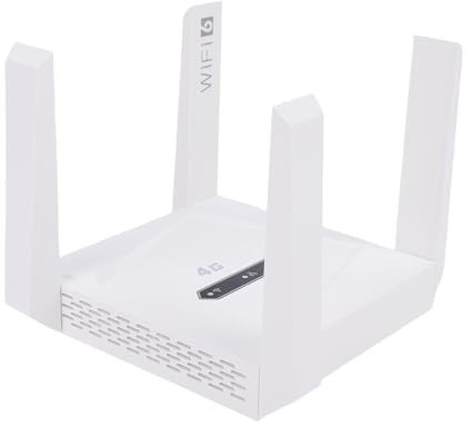 Jectse Enrutador WiFi 4G, Dispositivo de Internet Rural Inalámbrico de 300Mbps para el Hogar, Admite 16 Usuarios, 4 Antenas, Velocidades de Red Rápidas con Ranura de Tarjeta Nano SIM,