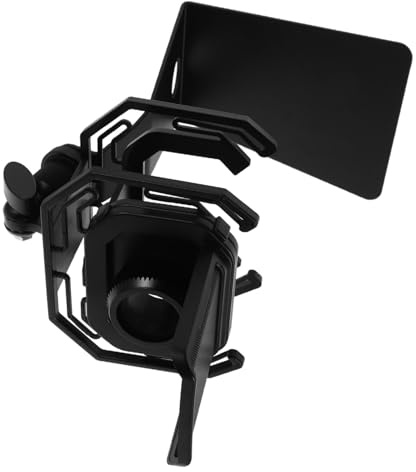 SUPVOX Microphone Shock Mount Mic Mount for Recording Pop Filter Adjustable Desk Microphone Stand for Livestreaming Studio Use