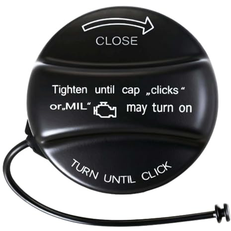 CDDCWZ Tappo serbatoio carburante con cinghia di fissaggio compatibile con BMW E39 E46 E60 E61 E84 E87 E90 E92, X3,X5,MINI, Tappo serbatoio carburante auto di ricambio(nero)